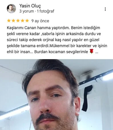 Canan Genç Google yorum ekran görüntüsü
