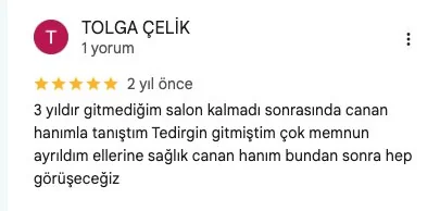 Google değerlendirmesi – kalıcı kaş tasarımı